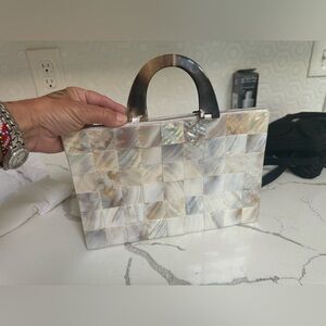 Beautiful Vintage Mother of Pearl Bag